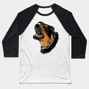 Angry Dog Baseball T-Shirt